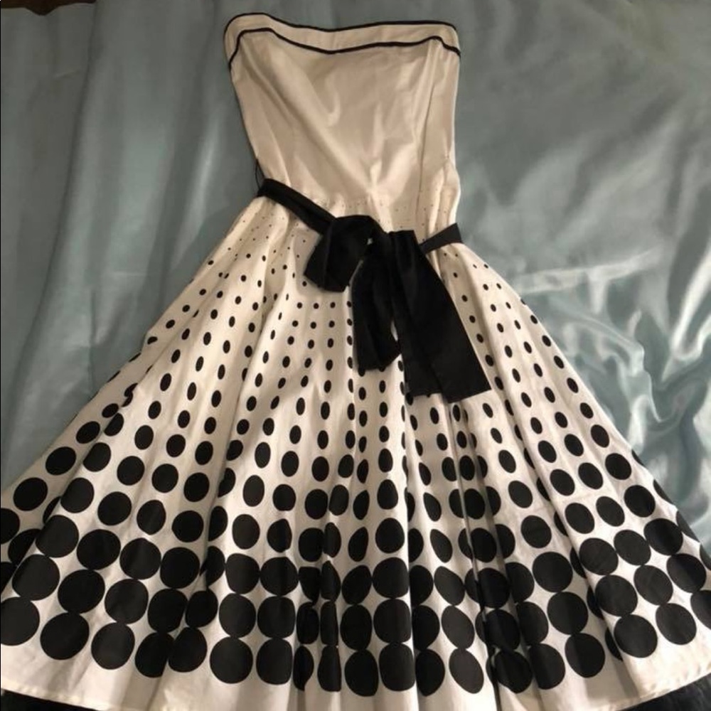 Black and white dress